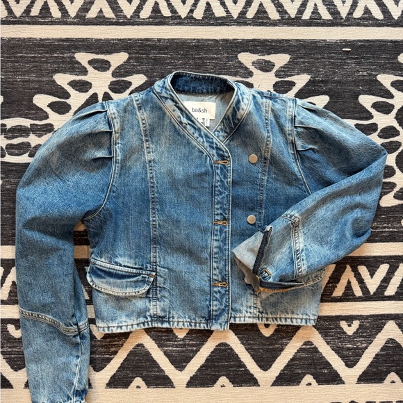 NWT- ba&sh Daisy Denim Jacket - Picture 13 of 13